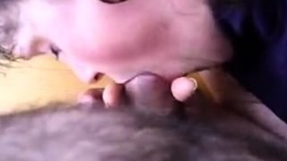 Amateur slut blowjob cumshot