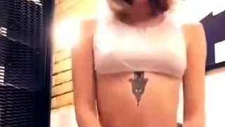 Brunette and her toys have close up masturbation sex