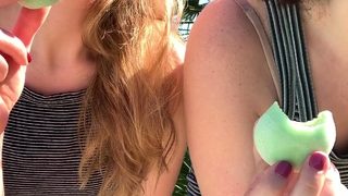 Cute amateur teens dildo fucking Lesbian