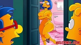 The hot milf enters the room with only a towel, leaving Barty excited!